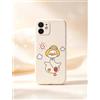 LIRASIRA Compatibile con vivo Y28 4G | Custodia Telefono Silicone Antiscivolo Motivo Gatto Pesce Quattro Anatre Anatra Felice