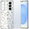 Choeeu ChoosEU Trasparente Cover per Samsung Galaxy S26 con Fiori, Colorata | Sottile TPU Silicone Trasparente Custodia, Disegni Colorate Fiore Fiori Motivo, per Ragazza, Antiurto Protettiva Morbido Case