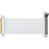 Sxhlseller Cavo Riser PCIE 3.0 X16, Cavo di Prolunga Flessibile per Scheda Grafica Ad Alta velocità da 90 Gradi, Adattatore Riser GPU per Montaggio Verticale Scheda Grafica (Bianco)