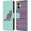 Head Case Designs Custodia a portafoglio in pelle compatibile con Apple iPhone 17
