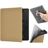 YoungMe Custodia per Kindle Oasis da 7 con cinturino da polso, ultra sottile, in pelle PU, con funzione di spegnimento e spegnimento automatico, per Kindle Oasis di 10a generazione, versione 2019 (oro)