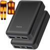 CYCYHEAT 10000mAh Power Bank per Gilet Riscaldato, Giacca, Pantaloni e Coperta | 5V 2A, Porta USB, Batteria di Ricambio per Cuscini, Abbigliamento e Indumenti Riscaldati