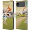 Head Case Designs Custodia a portafoglio in pelle con licenza ufficiale The Flintstones Wilma Flintstones Characters, compatibile con Apple iPhone 17 Air