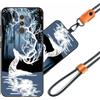 JEZSTHAI Cover Compatibile con Huawei Mate 10 Pro Custodia in Silicone TPU Morbido con Cordino/Laccio Tracolla Cellulare,Antiurto AntiGraffio Protettiva Bumper Case con Disegno Motivi,Cover*A08