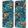 Head Case Designs Custodia a portafoglio in pelle con licenza ufficiale Katerina Kirilova Tigers in Lotus Pond Graphics compatibile con Apple iPhone 17 Air