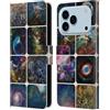 Head Case Designs Custodia a portafoglio in pelle con licenza ufficiale Cosmo18 The Amazing Universe Space compatibile con Apple iPhone 17 Pro
