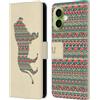 Head Case Designs Custodia a portafoglio in pelle compatibile con Apple iPhone 17