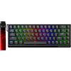 BOYI Madlions MAD68 HE - Tastiera da gioco con interruttore magnetico a scatto rapido, 65% RGB, azionamento regolabile, effetto Hall ad alta velocità, frequenza di polling 8K, tasti in PBT, tastiera