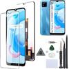 RongZy LCD Display per 6.5 Realme C21 RMX3201/Realme C20 RMX3063 RMX3061/Realme C11 2021 RMX3231 Schermo LCD Touch Screen Assemblea Sostituzione di Vetro Digitalizzatore con Strumenti(Nero)