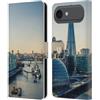 Head Case Designs Thames City Skylines - Custodia a portafoglio in pelle compatibile con Apple iPhone 17 Air