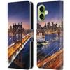 Head Case Designs Custodia a portafoglio in pelle con skylines del ponte di Brooklyn compatibile con Apple iPhone 17