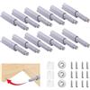 flintronic 12 PCS Rimbalzo Magnetico per Ante di Armadi, Cassetti per Camper, Armadietti Della Cucina