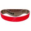VSM Nastro abrasivo VSM XK870X - 50 x 686 mm - grana P80 - 5 pezzi - grana ceramica aggressiva per acciaio inossidabile - base tessuto robusto e resistente allo strappo - impermeabile - nastri abrasivi