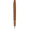 Gullor Color X80 - Penna stilografica dal design semplice, con convertitore e confezione regalo, clip dorata, pennino ultra fine (0,3 mm), marrone