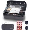 WUXIDIXI Carrying Case Compatible with Nintendo Switch 2, Hard Portable Travel Storage Bag for Switch 2 with Game Card Holders, 2 Screen Protector and 2 Thumb Grip Caps