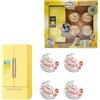 Bizak Mini World Set Frigorifero Colore Giallo con 4 capsule Sorpresa, Playset Collezionabile con Mini Cibo e Funzione Ghiaccio, Include Accessori, per Ragazzi e Ragazze dai 6 anni (64501006-2)