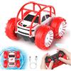 MaxTronic Macchina Telecomandata a Ricarica Diretta con Luci LED, Stunt Anfibio Impermeabile 360° Flip, 4WD Velocità 15 km/h, Auto Radiocomandata Regalo per Bambini Bambine 3-12 Anni Teledirigido