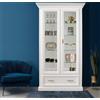 Vetrina classica in legno mod. Garda, shabby-chic