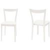Sedia ( Set di 2 sedie ), laccato-bianco-anticato-patinato