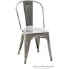 Sedia in metallo ( set di 6 sedie ), colore nero