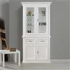 Vetrina artigianale neoclassica mod. Garda, shabby-chic