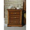 Comodino classico 3 cassetti PULCER, shabby-chic
