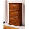 Scarpiera tre ribalte, shabby-chic
