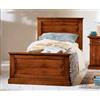 Letto singolo Pulcer, noce, NO