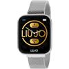 LIU JO Orologio analogico al quarzo da donna con cinturino in acciaio inox SWLJ051, argento, Bracciale