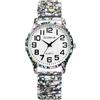 JewelryWe Orologio da Polso Da Donna, Cinturino in Metallo Lega Colorati Retro Vintage Orologio al Quarzo Piccolo, Buon Regalo per Donna, Festa della Mamma