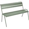 Fermob - Panca con schienale Monceau - Verde - Acciaio verniciato - Designer Studio Fermob