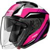 NOLAN Casco N40-6 PIEGA Nero Rosa NOLAN