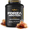 Big Man BigMan | Forza Protein 2 kg +100 g REGALO | Proteine 80% | Isolato proteina vegana | concentrato proteine Whey | Creatina | Recuperatore e guadagno muscolare (2 kg, Caramello Salato)