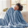 Bedsure Coperta Pile Divano Letto - Coperte per Divano 150x200 Azzurro | Morbida Coperta da salotto, Coperte da salotto e Coccolose, Copridivano, Copriletto, Coperta da divano, OEKO-TEX