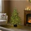 EDG Albero di natale pino Lucciole con 1000 luci led D92 - H120 cm