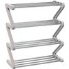 Generic Organizer per stivali, a forma di Z, scarpiera per armadio, scaffale multi portaoggetti, scaffale per scarpe, per esterni, armadio, pavimento