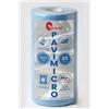 Pavicel Pavimicro Roll, bobina a strappo di Panni Professionali 38X38 in Tessuto Non Tessuto, Doppia Azione Pulizia e Lucidatura Lavabile. Pulisce dai Vetri all'Acciaio con Zero Aloni (25 Strappi)