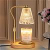 seenlast Lampada scaldandele elettrica, con timer e regolatore di intensità, stile vintage, per candele profumate, decorazione per la casa