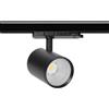 TOT ELECTRIC FARETTO LED 30W per binario Trifase elettrico Nero proiettore faro orientabile 220V sistema di illuminazione modulabile per vetrina showroom negozio casa Luce Naturale 4000K
