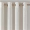 MYSKY HOME Tende per soggiorno, moderne, beige, con occhielli, in lino, stile bohémien, vintage, con fori intrecciati, macramè, per camera da letto, semitrasparenti, stile rustico naturale, 140 x 240
