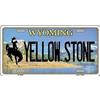 TNND Yellowstone Wyoming Targa in Metallo per Targa 15,2 x 30,5 cm