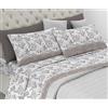 Galeone - Biancheria e Tessuti Completo Lenzuola 100% Cotone - King Size, Letto 180x190 | Set LORRA 2 Federe, Lenzuolo Sopra, Lenzuolo Sotto con Angoli | Cotone - Tessuto Morbido, Traspirante | Made in Italy - GALEONE
