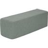 Hruile Cuscino rettangolare per gomito, per bracciolo, lavabile, in schiuma spessa, per lettura, divano, auto, letto, 60 x 15 x 10 cm, grigio chiaro