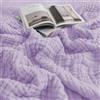 BUERPINKING Coperta in mussola per adulti, viola, 150 x 200 cm | Coperta in mussola naturale, leggera, morbida, estiva, per soggiorno, camera da letto