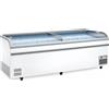 Frigo-congelatore a isola professionale con vetri curvi scorrevoli - 950 Litri - +8/-26°C - AX1000DF