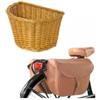 I-Bike Set borse posteriori per bicicletta e cestino vimini i-bike