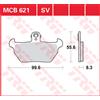 TRW Pastiglie Freno Organiche MCB 621
