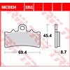 TRW Pastiglie Freno Organiche MCB 834