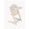 Stokke® Sedia alta per bambini con vassoio Tripp Trapp - Bianco