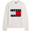 TOMMY JEANS Uomo Tommy Jeans Maglione Girocollo Cotone Reg Flag